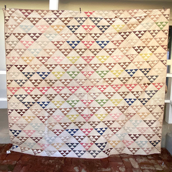Early Flying Geese Quilt FRENCH GENERAL