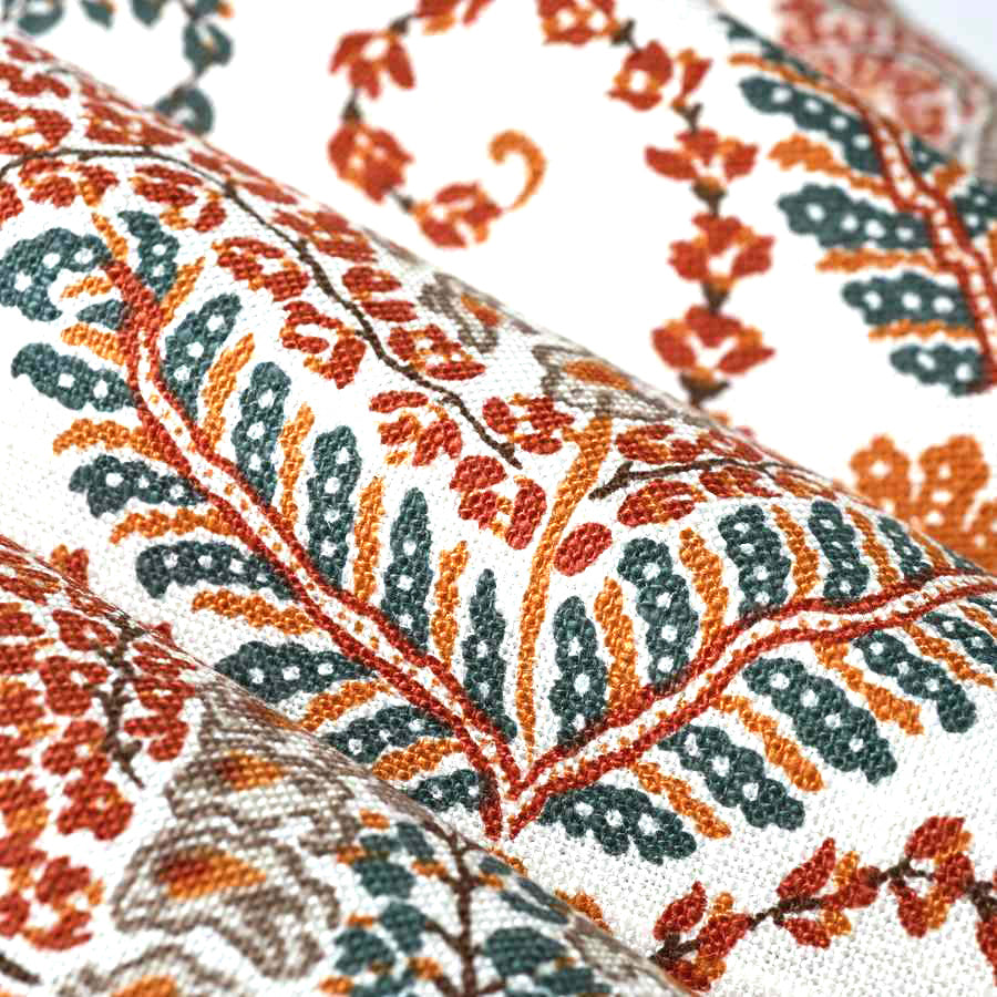 Home Decoartive Fabric Jardin - Santerre Rouge