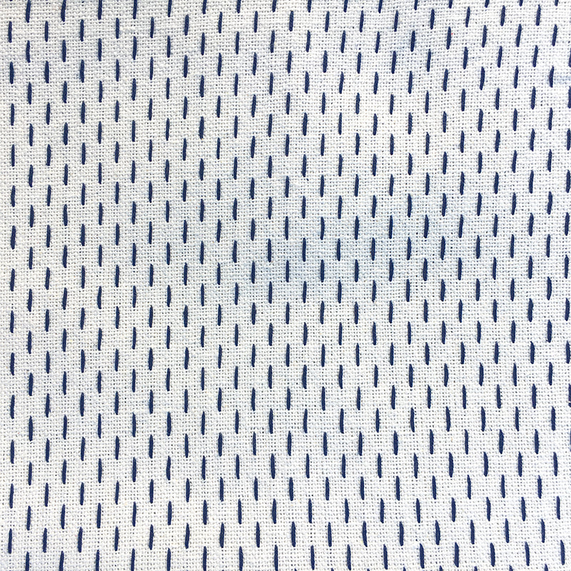 French Sashiko Pearl with Indigo