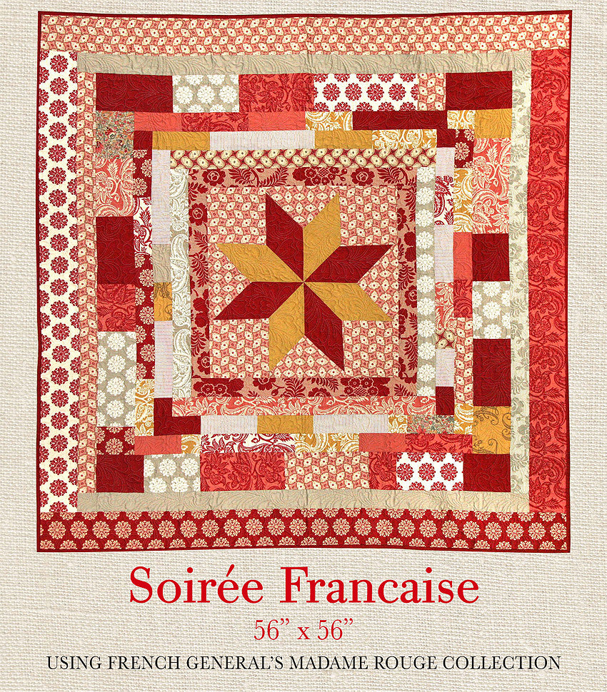 Madame Rouge - Soiree Francaise Quilt Pattern