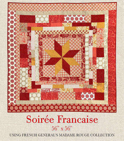 Madame Rouge - Soiree Francaise Quilt Pattern