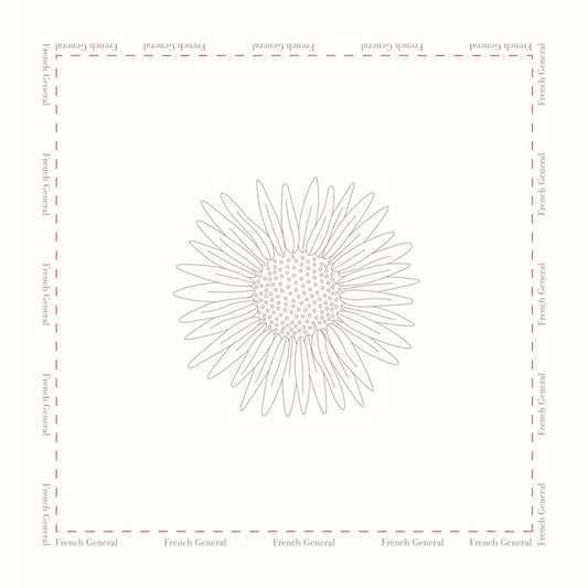 Sunflower Embroidery Sampler