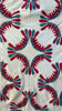Antique Red and Blue Quilt Top