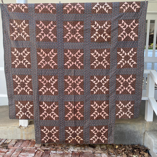 Antique Wild Goose Chase Quilt