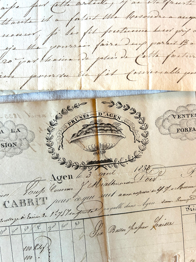 Antique French Paper Couriers