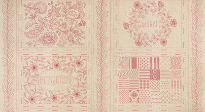 Bonheur De Jour Linen Embroidery Sampler