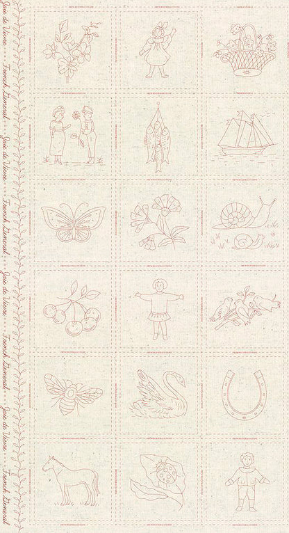 Joie De Vivre Embroidery Sampler