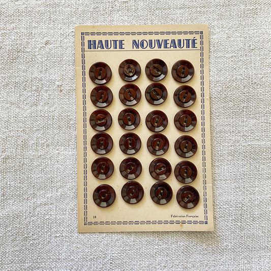 Vintage Brown Buttons