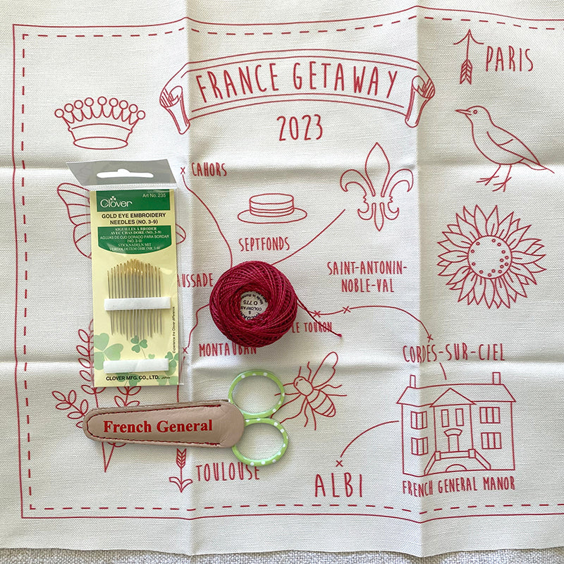 France Getaway Embroidery Kit