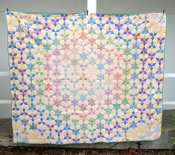 Antique Tumbling Star Quilt