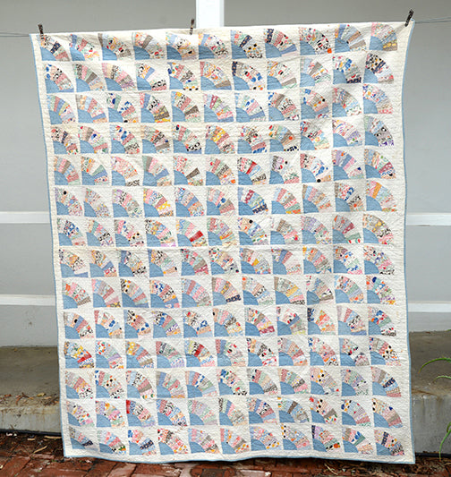 Antique Grandmother's Fan Quilt