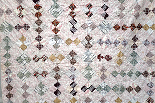 Antique Four Patch Quilt