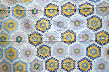Antique Grandmother's Garden Quilt