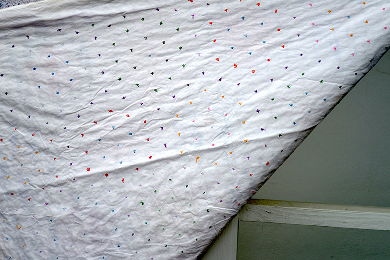 Antique Grandmother's Flower Quilt
