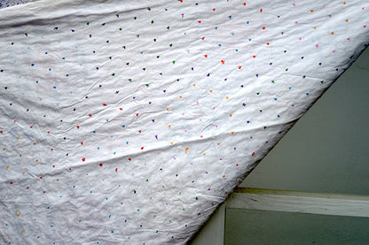Antique Grandmother's Flower Quilt