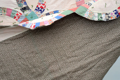 Antique Double Wedding Ring Quilt