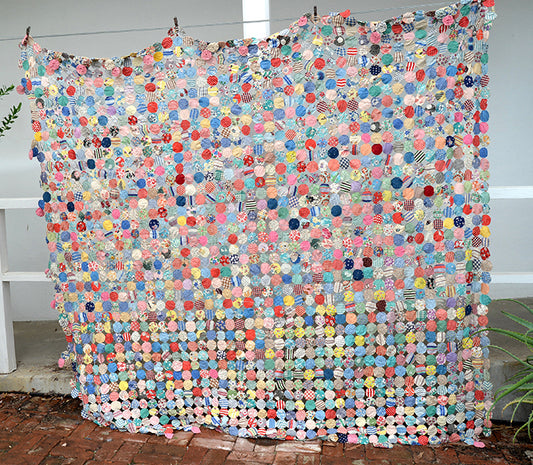 Antique Yo-Yo Quilt