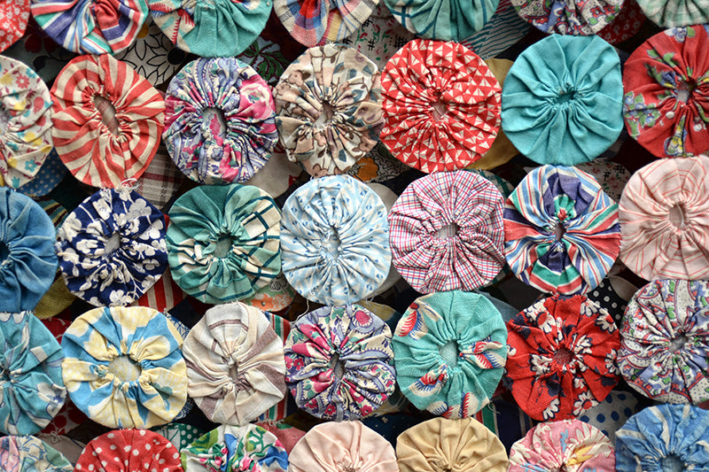 Antique Yo-Yo Quilt