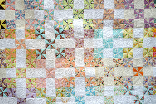 Vintage Nine Patch Quilt