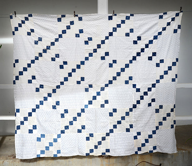 Antique Irish Chain Quilt Top