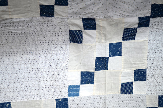 Antique Irish Chain Quilt Top