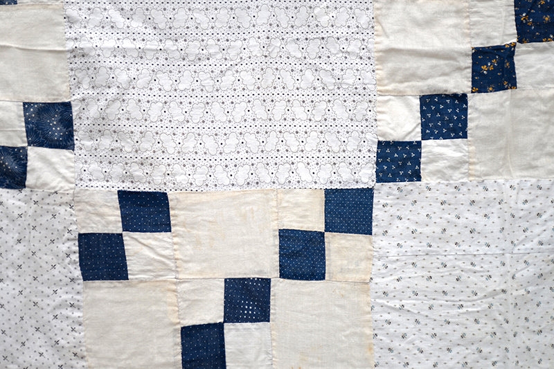 Antique Irish Chain Quilt Top