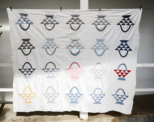 Vintage Basket Quilt Top