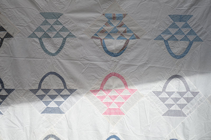 Vintage Basket Quilt Top
