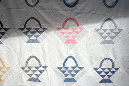Vintage Basket Quilt Top