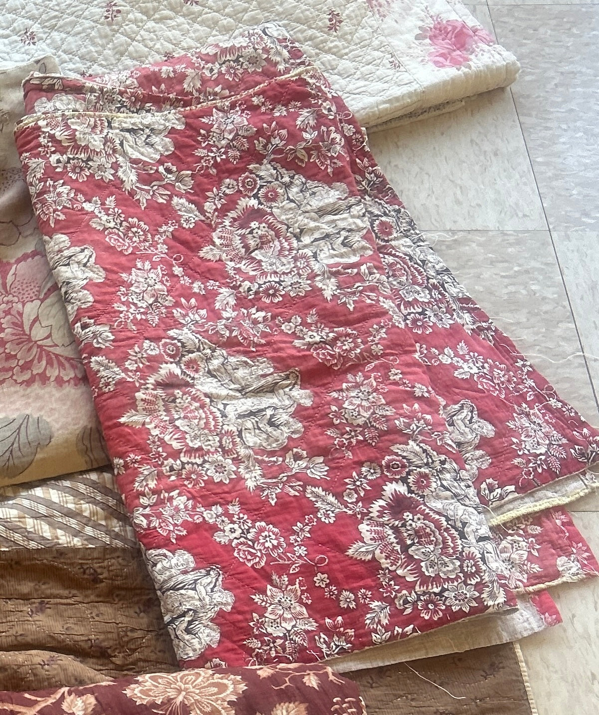 Early 18 Century Blockprinted Panel