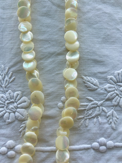 Vintage Strand of Mother of Pearl Buttons - 12mm