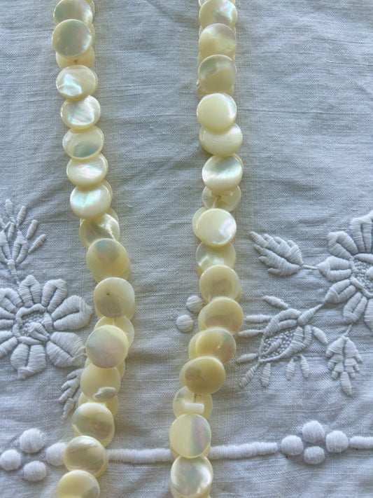 Vintage Strand of Mother of Pearl Buttons - 12mm