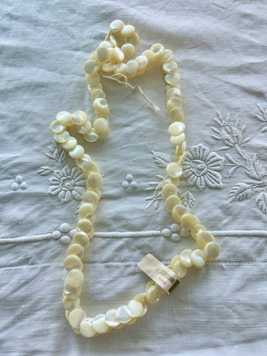 Vintage Strand of Mother of Pearl Buttons - 12mm