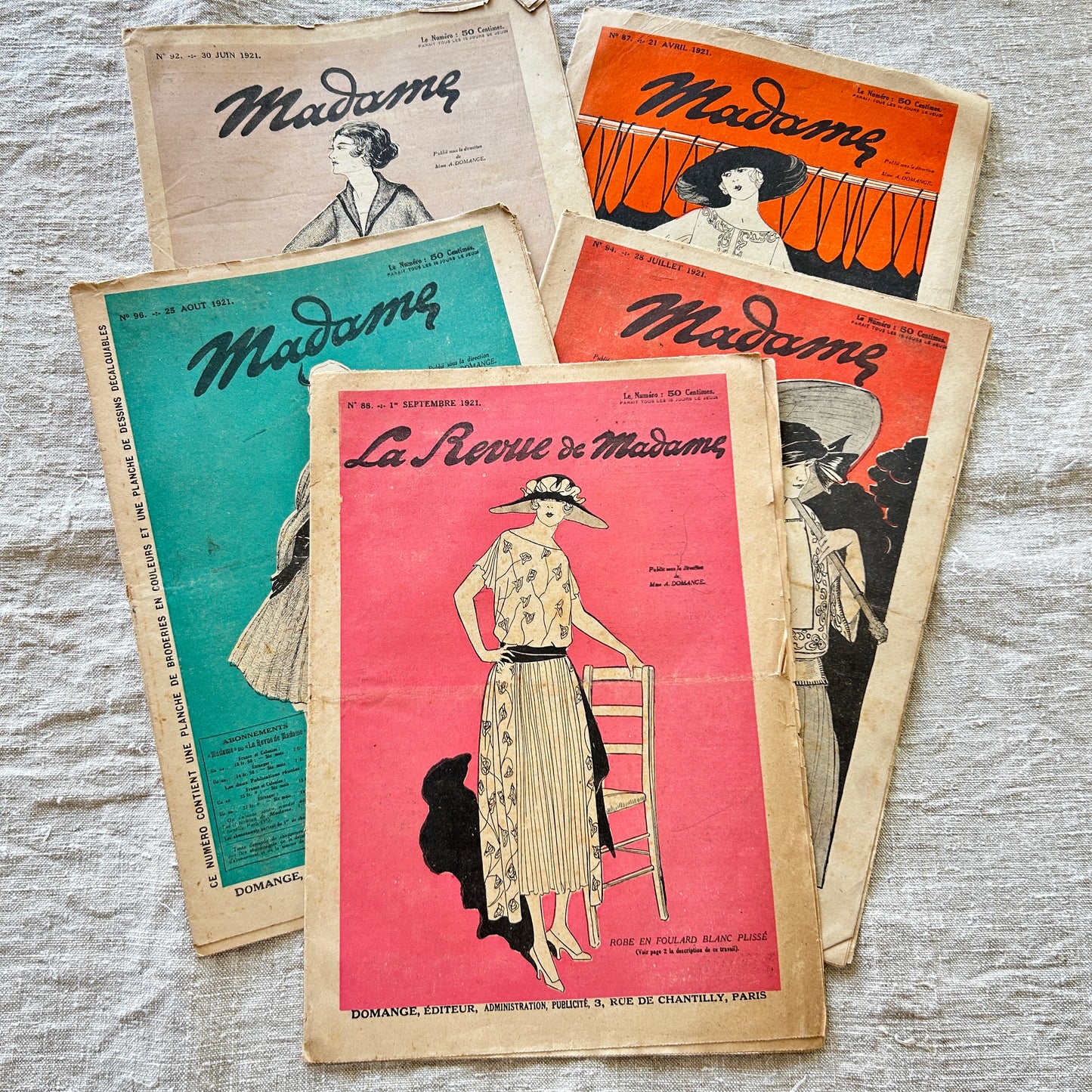 Antique Madame Papers
