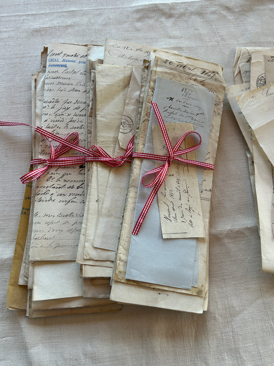 19th C. French Paper