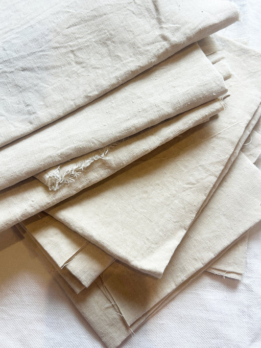 Antique French Linen Panel