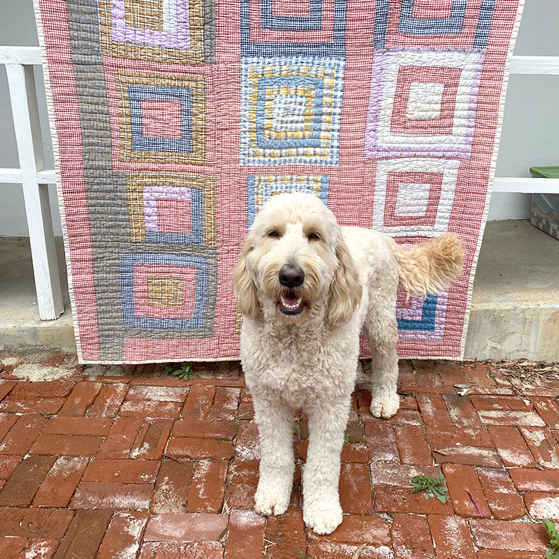 Vintage Log Cabin Quilt