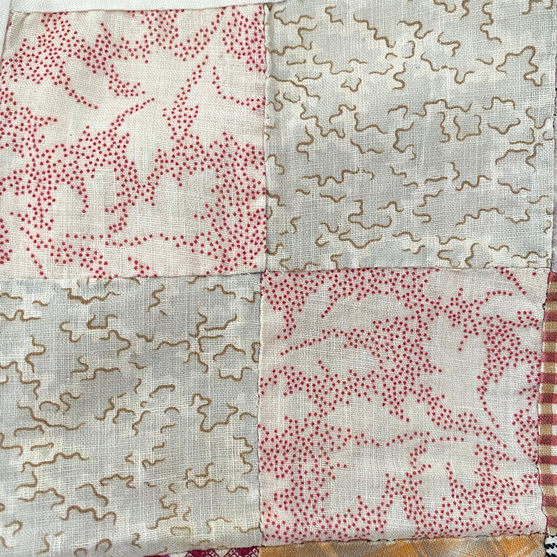 Antique 16-Patch Quilt Top