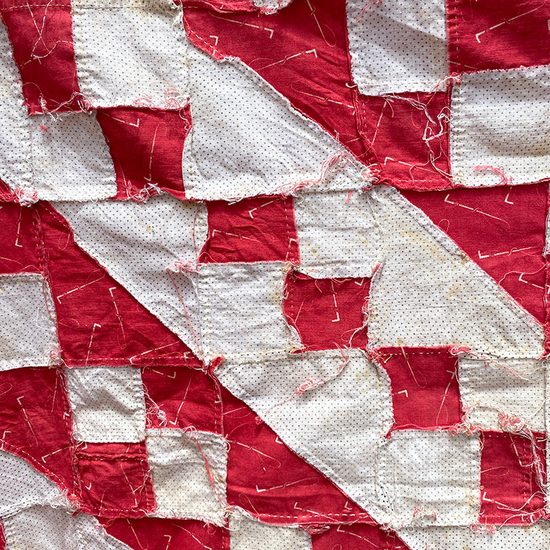 Antique Jacob's Ladder Quilt Top