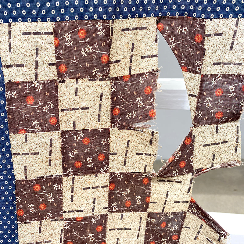 Antique 16-Patch Quilt Top