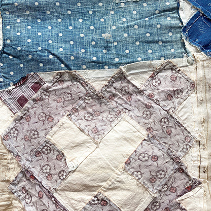 Antique Album Block Quilt Top