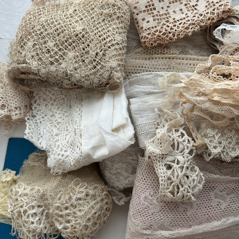 Old French Lace Scraps