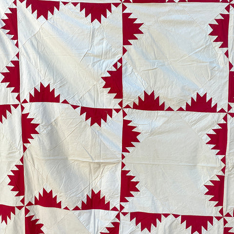 Antique Delectable Mountains Quilt Top