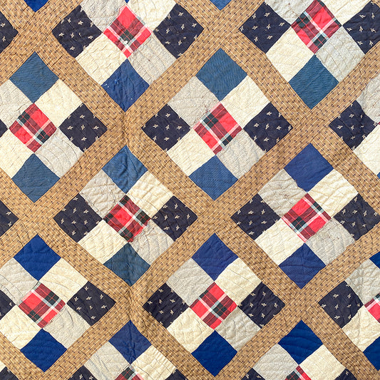 Antique Nine Patch Quilt