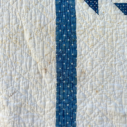 Antique Radiating Cross Quilt