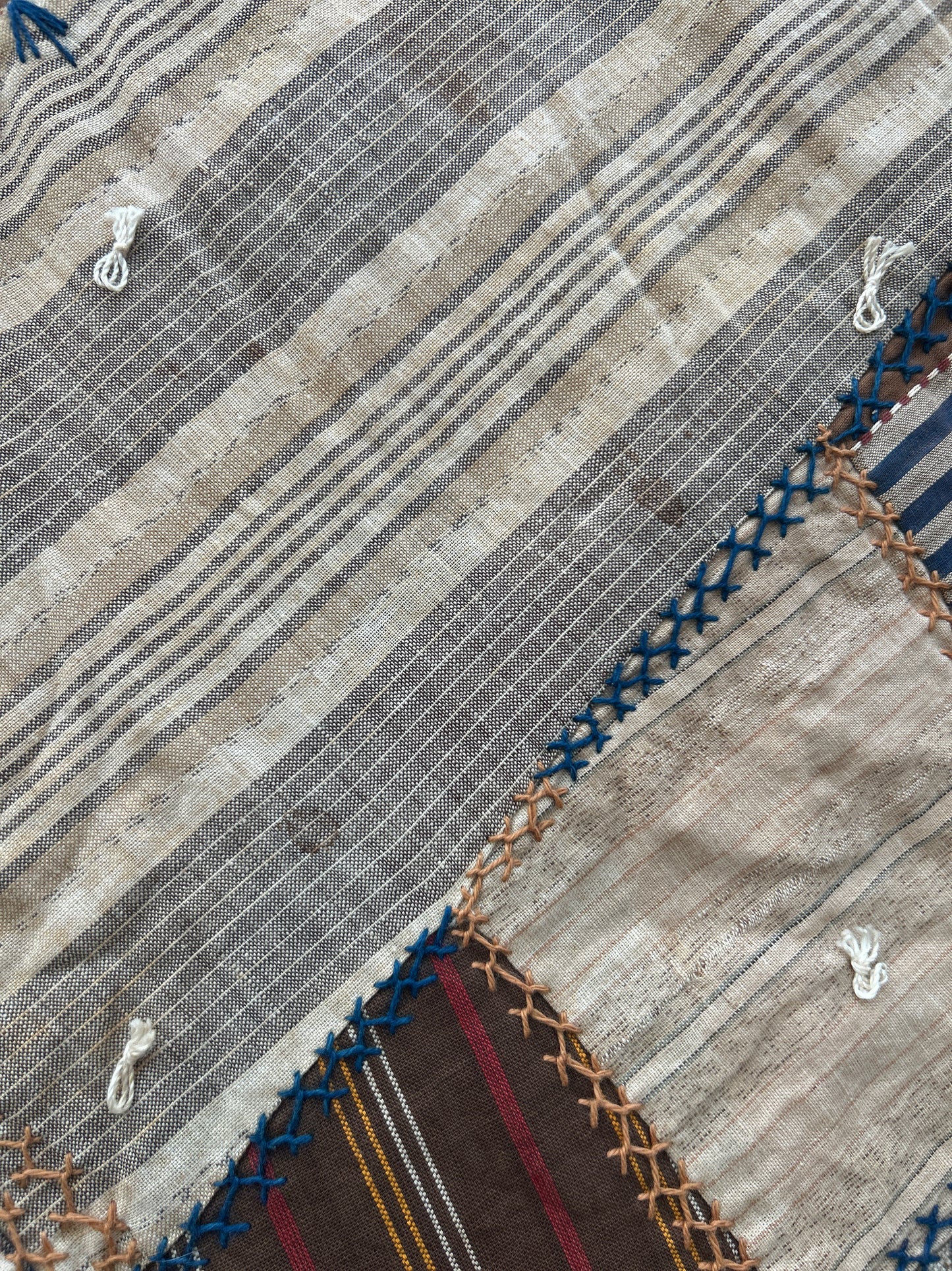 Antique Workwear Crazy Quilt