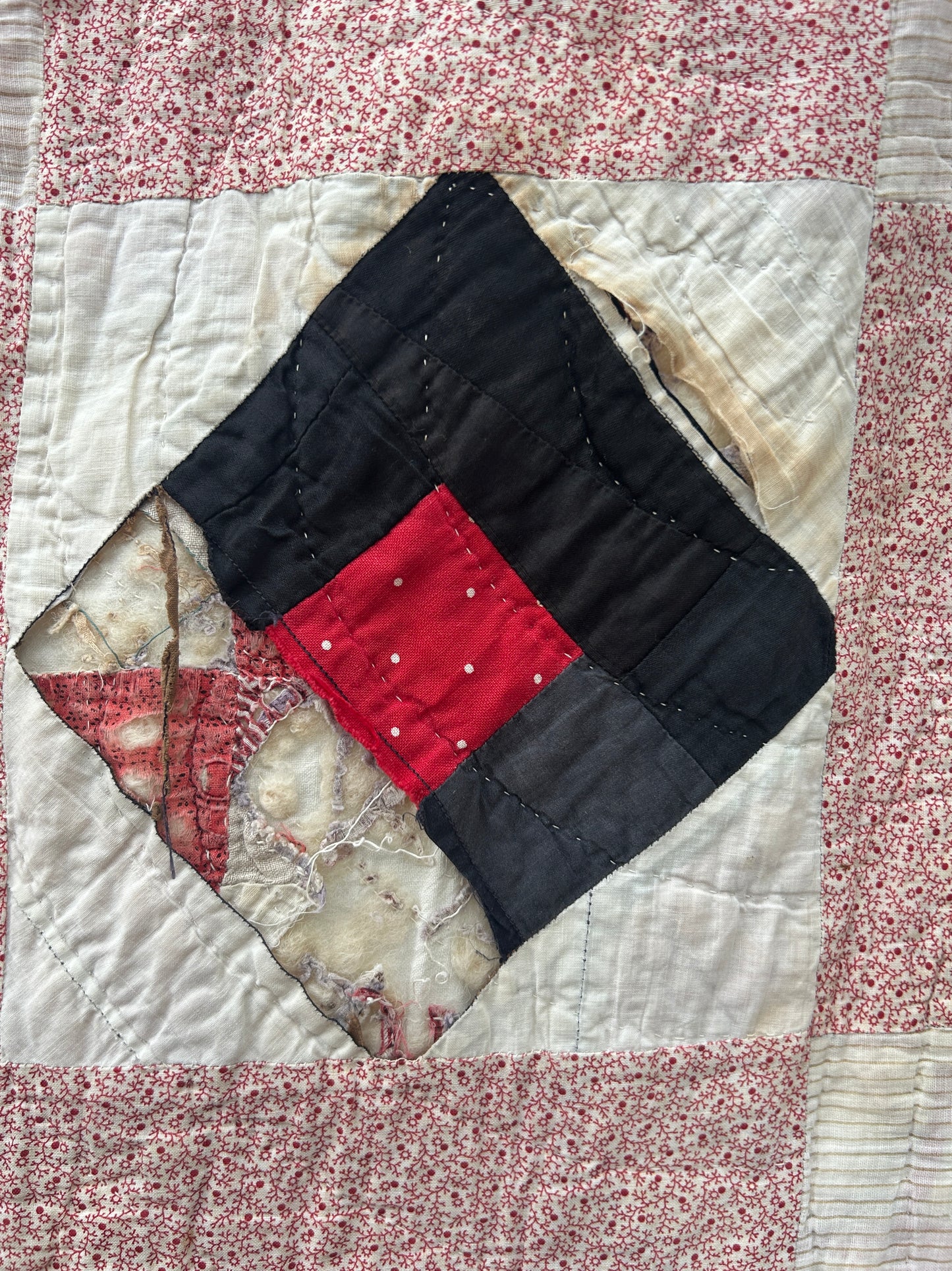 Antique Quilt in a Quilt - Cutter?