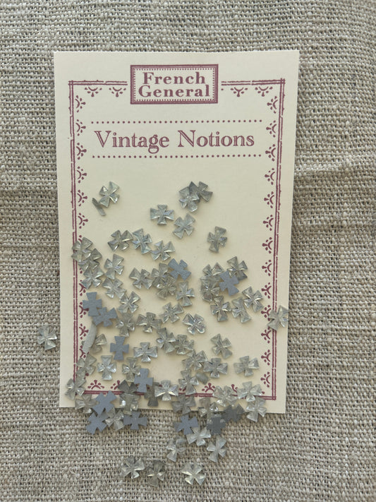 Vintage Mirrored Maltese Crosses