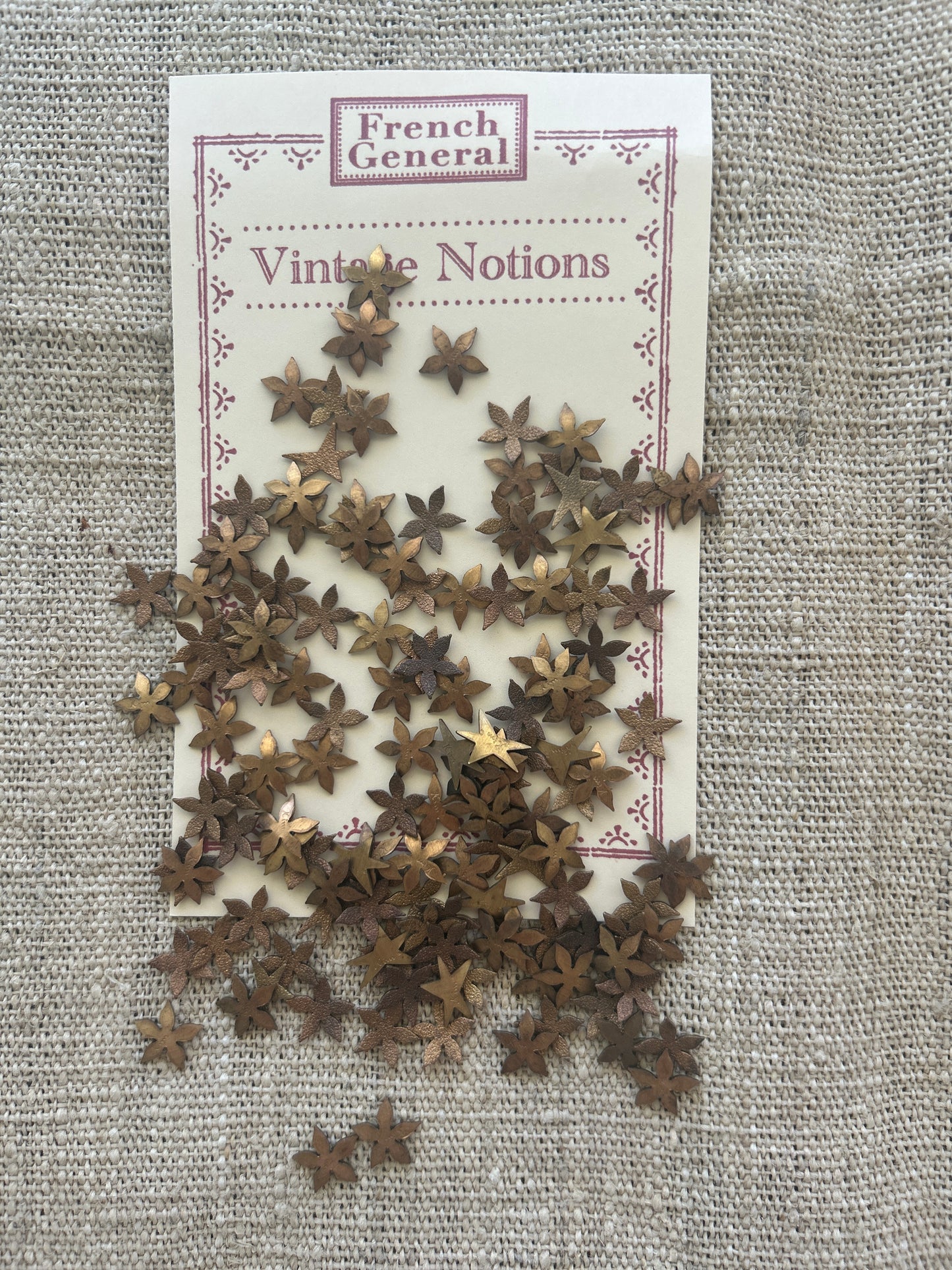 Vintage Brass Flowers