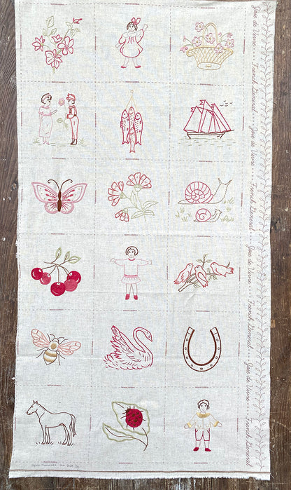 Joie De Vivre Embroidery Sampler